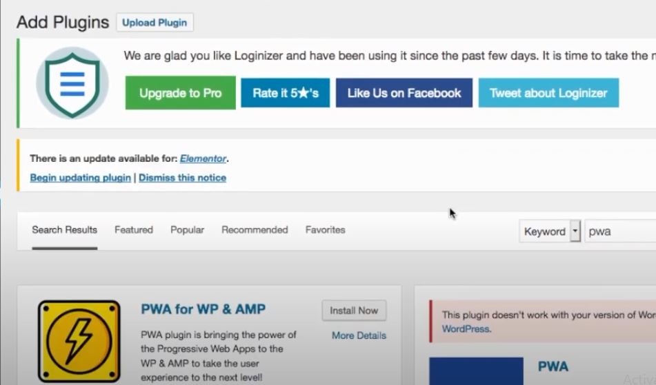 Installing The WordPress PWA Plugin - Image 2