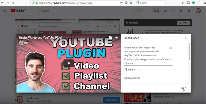 youtube autoplay url parameter